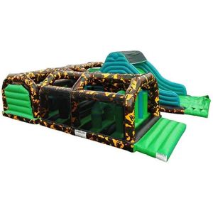 Army Inflatable Obstacle Courses Backyard Bouncy Castles Obstacle Course For