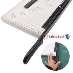 Lightweight 1.55kg A4 Iron Guillotine Paper Cutter for Office School Home