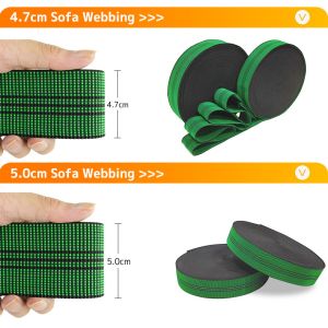Sofa & Chair Elastic Webbing Latex Band Furniture Repair DIY Upholstery