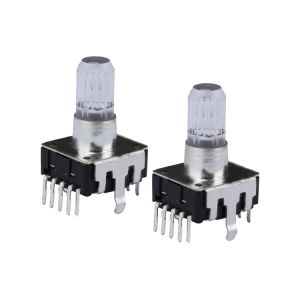 Encoder Switch,360 °Rotary LED EC12 RE12 Incremental Audio Encoder ,Coding