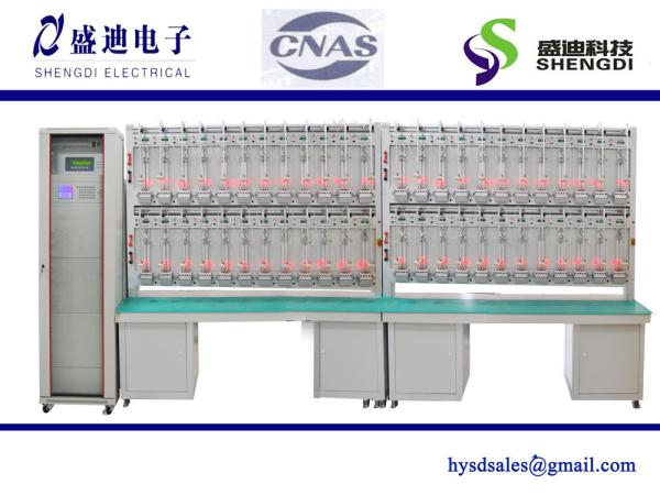 Quality 48 position single phase energy meter test bench,0.1% Accuracy class.1-4,3-2 double CIRCUIT current meter for INDIA wholesale