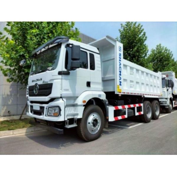 Quality SHACMAN White Dump Truck 6x4 H3000 400 EuroII 10 Tyres WEICHAI Diesel Engine wholesale