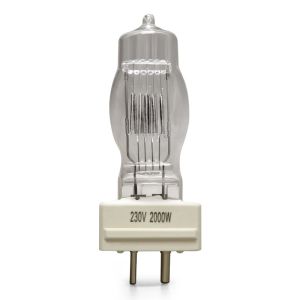Ge Cp43 230v 2000w Gy16 Lamp Quartz Tungsten Halogen Light Bulbs