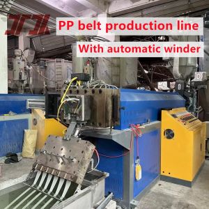 100% Recycled Material Use PP Belt Production Line With Small Tolerance Of Width