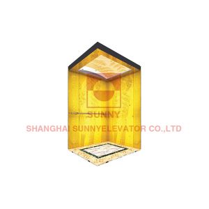 Cheap 1000kg Load Vvvf Machine 1.75m/S Passenger Elevator With Gold for sale