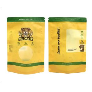 Customized Doypack Stand Up Top Zipper Dried Fruit Food Package Pouch Peanut