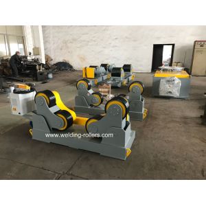 Self Aligning Pipe Welding Rollers 10 Ton Stands For Wind Tower