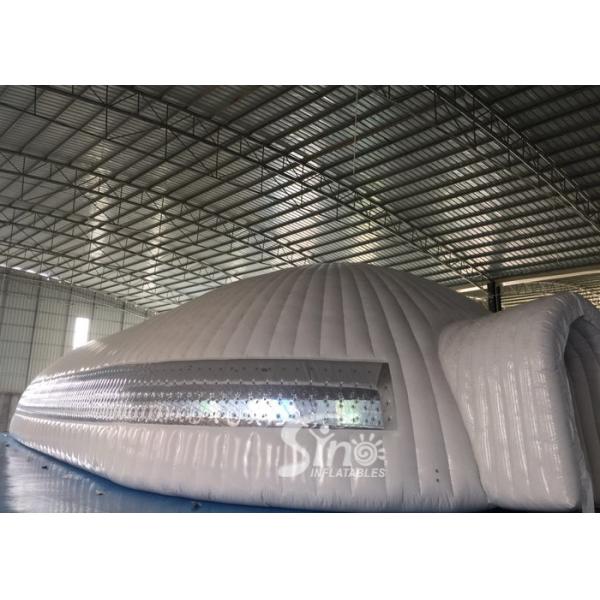 Blow Up Airtight White Weding Inflatable Igloo Dome Tent With Transparent