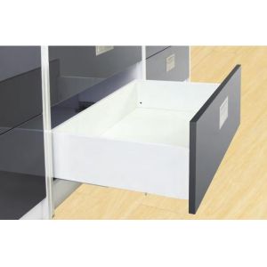 Cheap Cold Rolled Steel Kitchen Tandem Box , Full Extension Soft Close Drawer Slide for sale