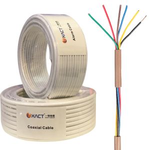 Shielded 6x0.22mm2 Stranded BC Copper Conductor CPR Eca Control Cable for CCTV