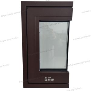 Customized Sliding Aluminum System Window Heat Insulation Profile Windproof 1