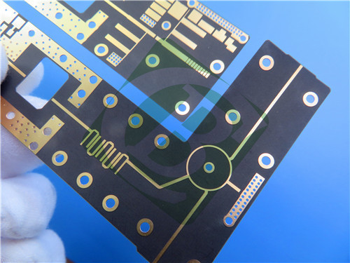 Quality 2-Layer RT/duroid 5880 PCB built on 15mil(0.45mm) Thin and Immersion Gold Finish For Microstrip and Stripline Circuits wholesale
