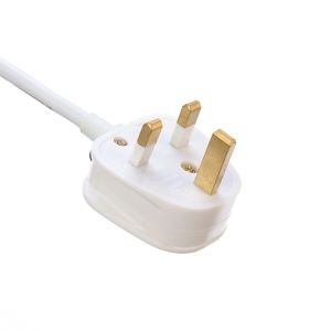 PVC Jacket Material Open Ended Rewireable 3 Prong AC Power Cable for Laptops