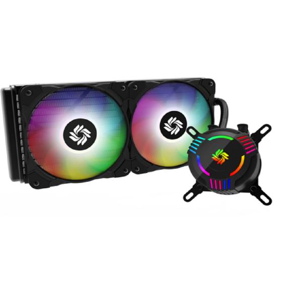 Quality 240mm ARGB Liquid CPU Cooler with 400mm Rubber Hose and PWM Fan 1800 RPM for LGA1700 & AM5 Sockets wholesale