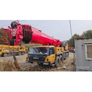 China 100 Tons Mobile Truck Crane with High Operating Efficiency and 73.2 Meters Max Working Height on sale