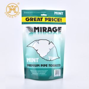 Custom Printing Empty Tobacco Packaging Pouch With Zipper