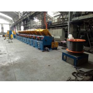 Automated Copper Wire Drawing Machine , Horizontal Welding Rod / Wire Nail