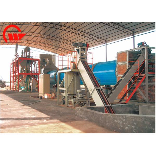 500kg - 2T Capacity Triple Pass Rotary Drum Dryer Gery / Blue Color DDGS ISO