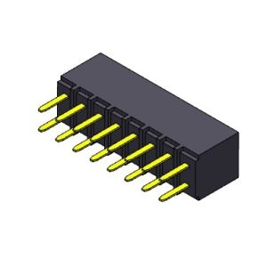 Female Header Connector 2.54mm Dual Row Dip TYPE 2*2PIN To 2*40PIN H=6.80mm