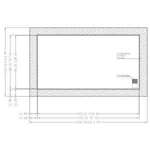 7 Inch TFT LCD Display 1024x600 with Capacitive Touch Panel