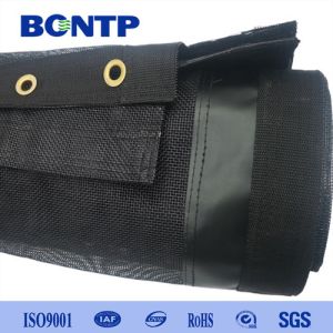 Black Heavy Duty PVC Mesh Cloth Shade Mesh Traps For Dump Trailer high strength