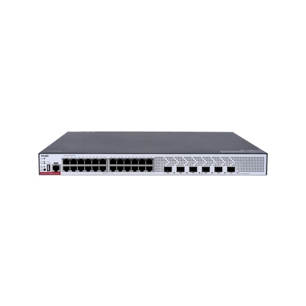 24-Port Gigabit Ruijie Switch With 10G Uplink Layer 3 Routing RG-S5315-24MG6XS