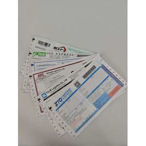 Courier Air Waybill Paper For Express Barcode Scan With DHL FedEx UPS USPS For
