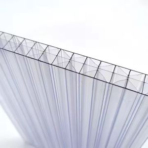 Cheap 16mm-32mm X Structure Polycarbonate Sheet Multiwall UV Coating Plastic Clear Multiwall Polycarbonate Sheet for sale
