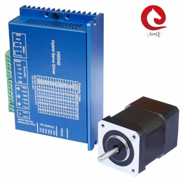 Quality 42HSE05N-D24  NEMA17 42mm Stepper Motor Driver With 1000PPR Encoder HSS42 Hybrid Servo Driver wholesale