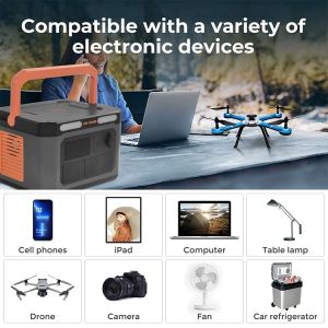 Camping Solar Panel Powerstation Generator Lifepo4 Lithium Battery 3000W