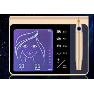 Golden Wireless PMU Tattoo Machine For Eyebrow , Lips Microblading