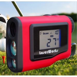 LaserWorks LW600 Waterproof 1.7-inch LCD Screen 6X Magnification Golf Laser