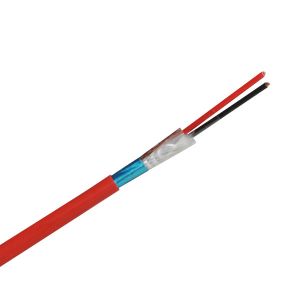 2 Cores PVC Jacket FPLR Fire Alarm Cable with Unscreened Copper Core