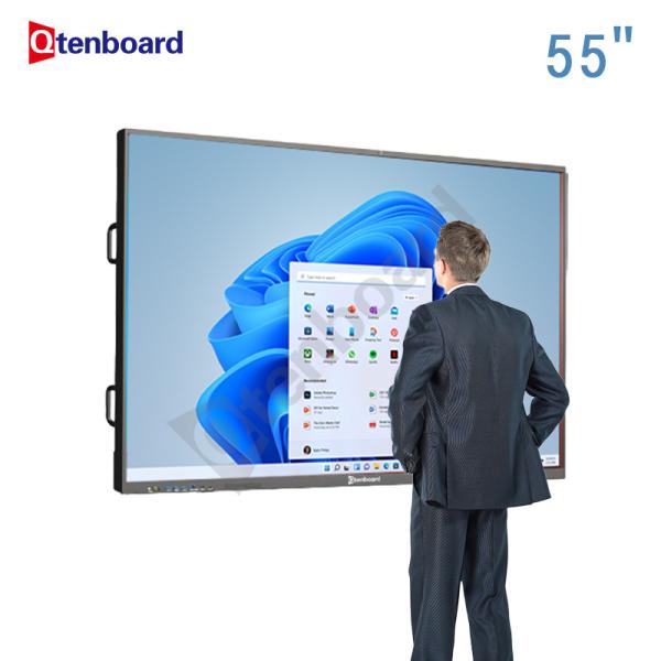Qtenboard Wholesale New 4k 75 Inch Windows Ops Interactive Panel 65 Inch India
