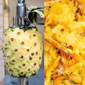 Pineapple Pulper Mango Peeling Machine With Pitting And Pulping Fruit Pulp