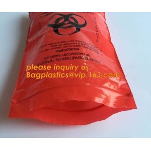 Biohazard Waste Garbage Bag, hazardous waste yellow plastic bag asbestos garbage