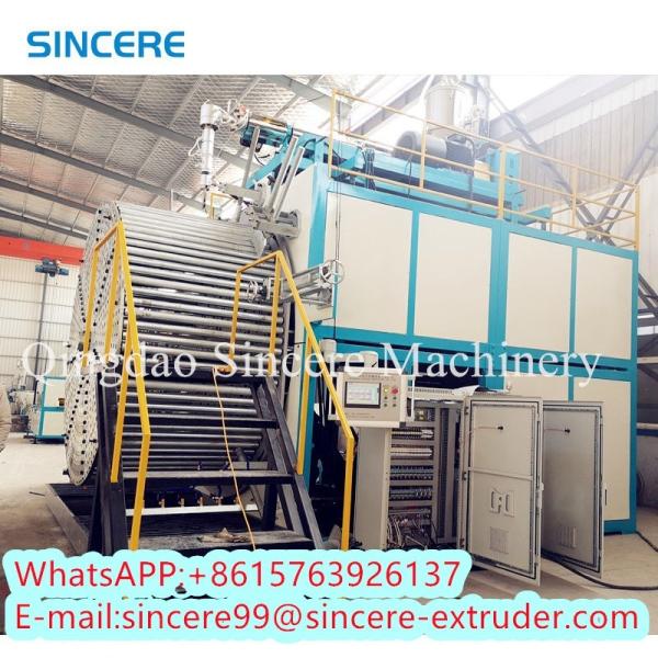 Structured Wall Polyethylene Pe Pipe Extrusion Line Equipment Spiral Winding PPR Pipe Extruder