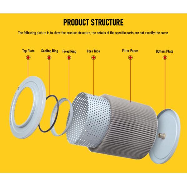 HYUNDAI Hydraulic Suction Line Filter P852 2472-9016A Excavator Oil Filter