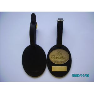 New Personalised Bag Tags with genuine leather / PU / PVC material