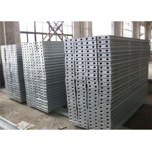 Stable Galvanized Steel Scaffold Planks Adjustable Scaffold Plank Welded Technic