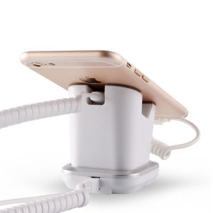 COMER anti-theft tablet pad air magnetic stand with alarming cable and charging