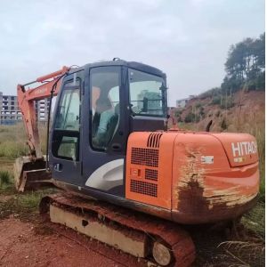 Used Hitachi Zx60 Mini Japanese Crawler Moving Excavator