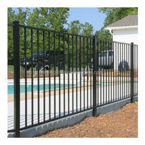 70x70mm Post Size Lawn Palisade Fencing Garden Fence Decorative Steel Picket