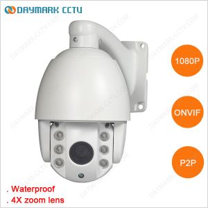 Onvif compatible Waterproof IP 1080P Mini PTZ Camera