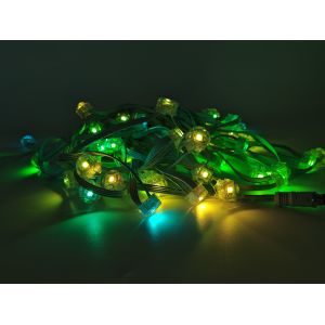 25mm Diameter LED Eave Lights for Christmas Decorations , IP67 RGB Point Light