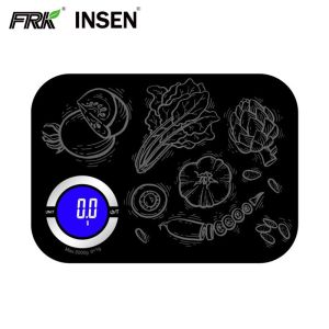 Waterproof Round LCD Display 5KG Digital Kitchen Scales