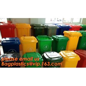 garden rubbish barrel, Wheeled Trash Can Outdoor new design waste bin, punching