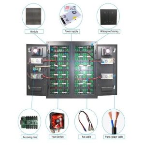 P6 P8 P10 Outdoor LED Screen Video Wall , 3D LED Display Screen For Advertising