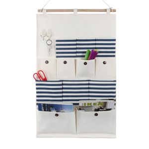 Cheap Puting hanging storage bag pockets organizer door wall chest holder customized blue for sale