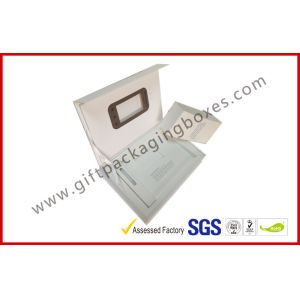 White Magetic Electronics Packaging / Custom Advertising Video Box